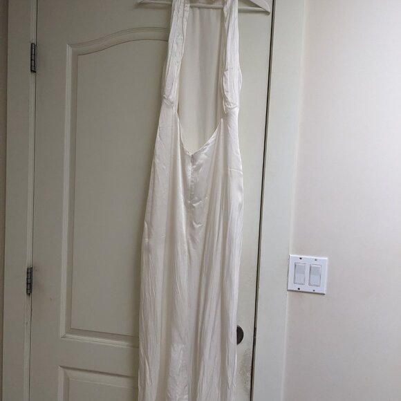 Meshki Claire White XL Maxi Dress - Bridal Shower, Engagement, Wedding Dress GUC - Picture 7 of 11